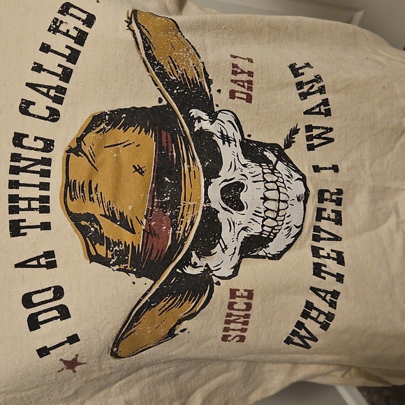 I Do A Thing Called Whatever I Want Graphic Muscle Tee - Picture 3 of 5